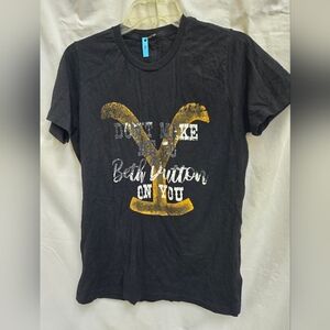 Paramount Yellowstone - Black Graphic Tee - (XL)